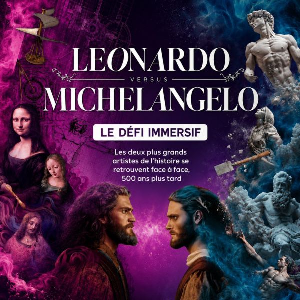 Leonardo versus Michelangelo - Le défi immersif